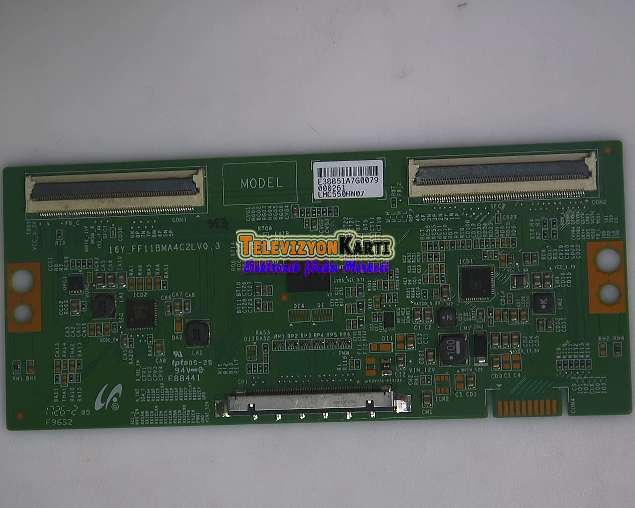 16Y_FF11BMA4C2LV0.3,%2038130B,%20LJ94-38130B,%20LMC490HN04,%20YU-MA-TU,%20T%20CON%20Board,%20LSC490HN04-12V