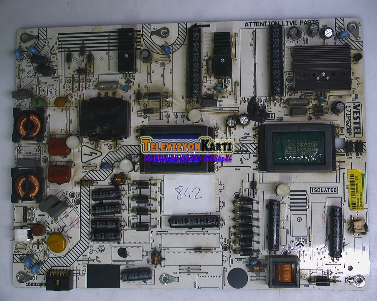 17IPS20P,%2023106230,%2023132849,%20150313R3,%20PHILIPS%2039PFL3008K/12,%20Power%20Board,%20Besleme,%20VES390UNDC-01