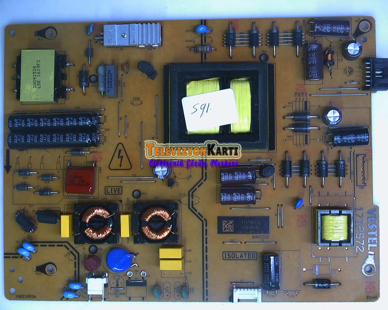 17IPS72,%2023340904,%20Vestel%2043UB8600,%20Power%20Board,%20Besleme,%20VES430QNDL-2D