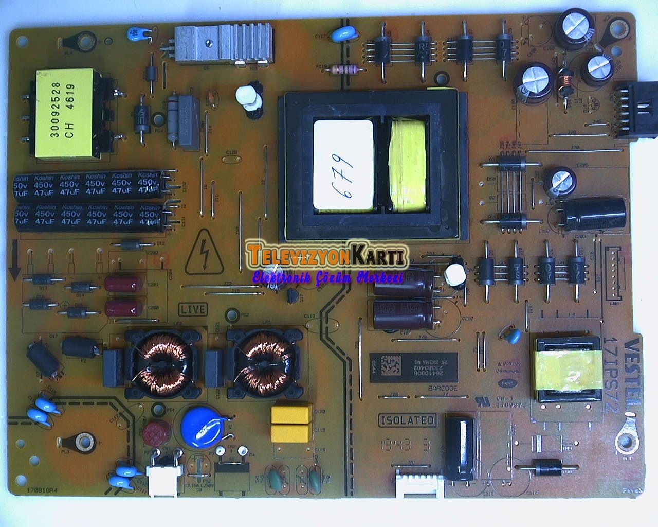 17IPS72,%2023383402,%20130516R4,%20Techwood%2049TWS217,%20Power%20Board,%20Besleme,%20VES490QNDL-2D-U11