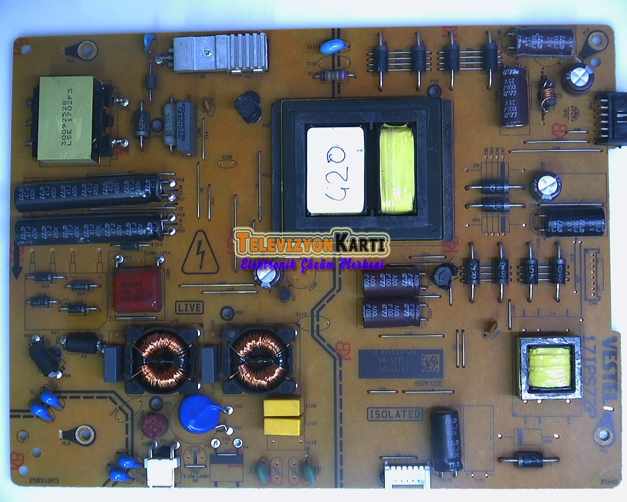 17IPS72P,%2023335603,%20Philips%2043PUS6031/12,%20Power%20Board,%20Besleme,%20VES430QNDL-2D-U11