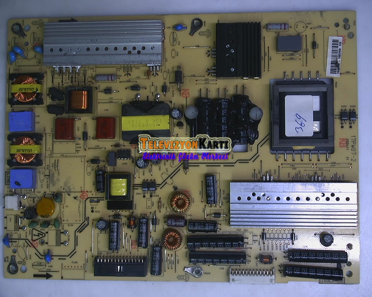 17PW07-2,%2020557095,%20080411%20V1,%2026802177,%20VESTEL%2042PF8219,%20Power%20Board,%20Besleme,%20LC420EUD-SDF1