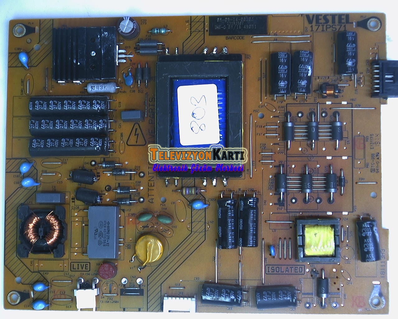 17IPS71,%2023194907,%20181113R3,%20Vestel%2040FB7100,%20Power%20Board,%20Besleme,%20VES400UNVS-2D