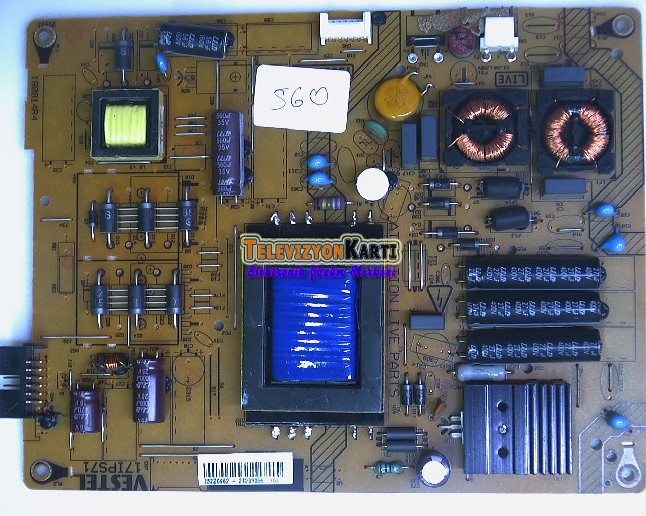 23220962,%2017IPS71,%20190814R4,%20Vestel%2040FA7100,%20Power%20Board,%20Besleme,%20VES400UNVS-N01