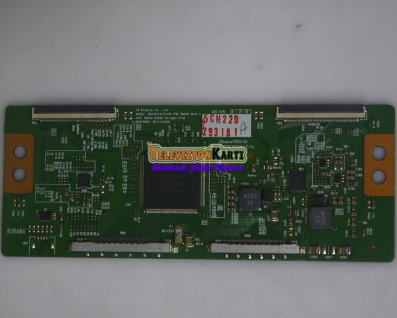 6871L-2930B%20,%206870C-0402C%20,%20PANASONİC%20TX-LE37T5E%20T-Con%20Board%20,%20LC370EUD-SEF2