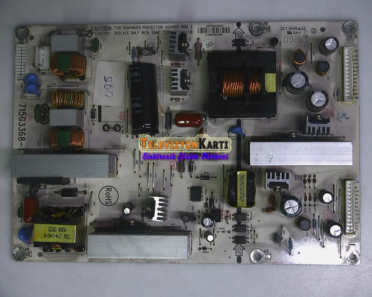 715G3368-1,%20ADTV82416AC8,%20715G3368,%20Toshiba%2032AV605PG,%20Power%20Board,%20Besleme,%20LC320WXN-SBB1