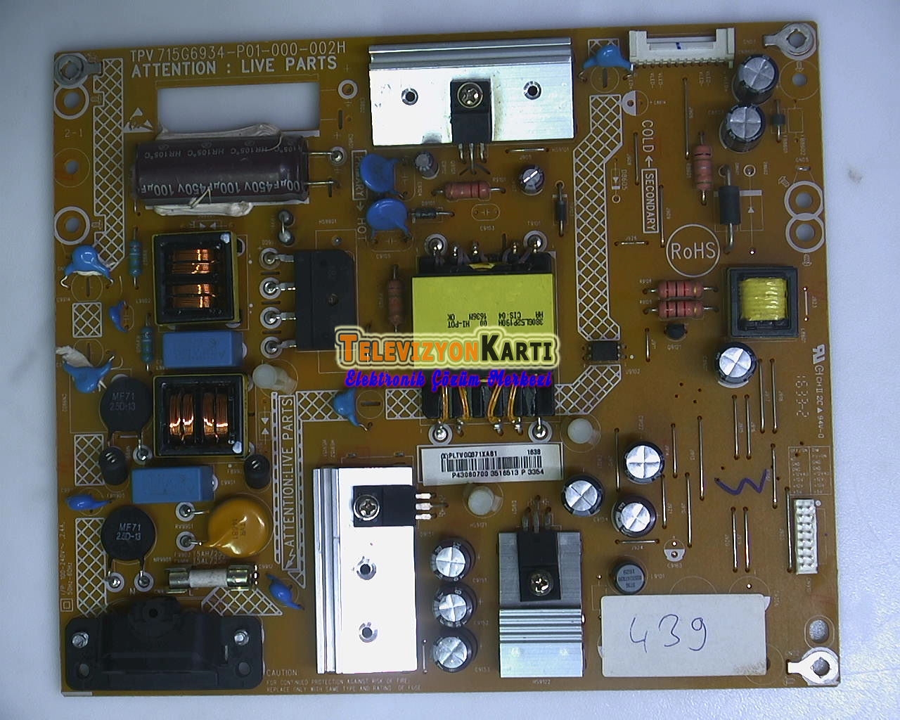 715G6934-P01-000-002H%20,%20PLTVEP331XAC1%20,%20Philips%2040PFK4009/12%20,%20Power%20Board%20,%20TPT400LA-J6PE1