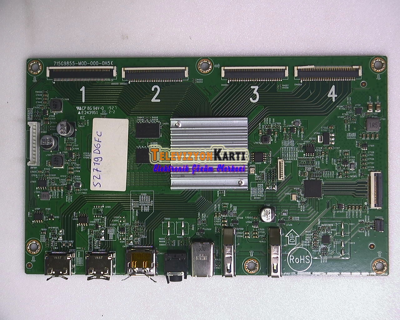 715G9855-M0D-000-0H5K%20Dell%20S2719DGF%20Monitor%20Main%20Board