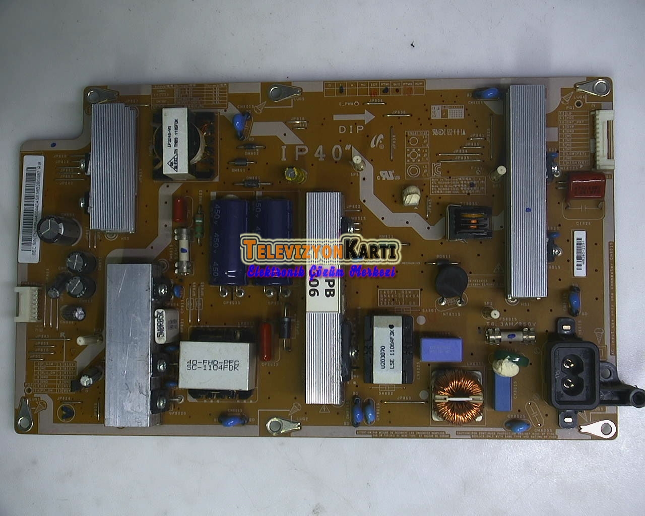 BN44-00440A,%20I40F1_BSM,%20PSIV231411A,%20I40F1,%20Samsung%20LE40D550K1W,%20LE40D550,%20Power%20Board,%20Besleme,%20LTF400HM03,%20Samsung