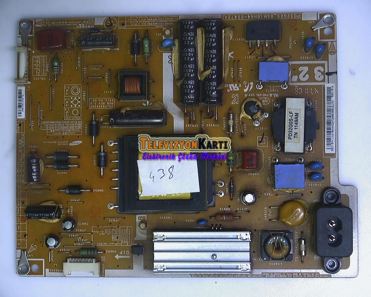 BN44-00472A,%20PD32G0S_BSM,%20PSLF800A03S,%20SAMSUNG%20UE32D4003BW,%20Power%20Board,%20LTJ320AP02-J