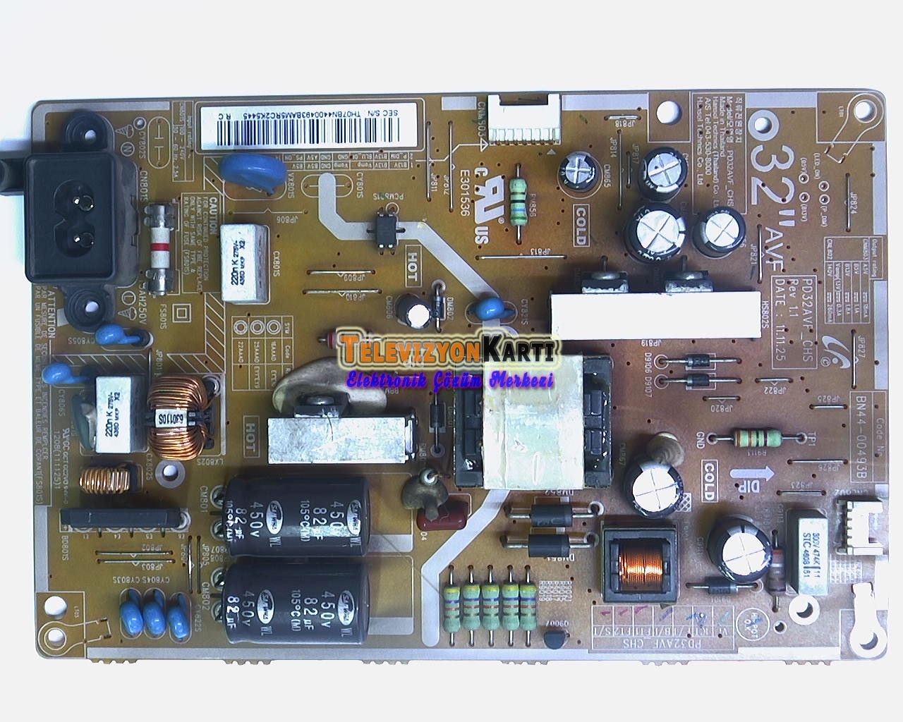 BN44-00493B,%20PD32AVF_CHS,%20Samsung%20UE32EH5300,%20Power%20Board,%20Besleme,%20LTJ320HN07-V