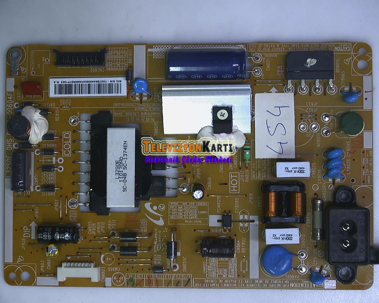 BN44-00604F,%20L32S0E_DHS,%20SAMSUNG%20UE32F4000AW,%20Power%20Board,%20Besleme,%20CY-HF320AGSV1H