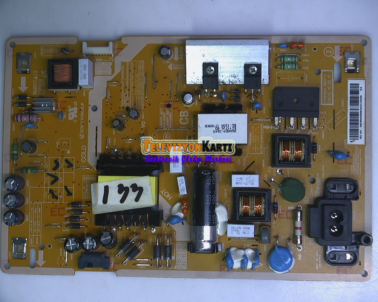 BN44-00856C,%20L50MSFR_MDY,%20REV:1.1,%20Samsung%20UE49J5200AU,%20Power%20Board,%20Besleme,%20CY-JM049BGHV1V