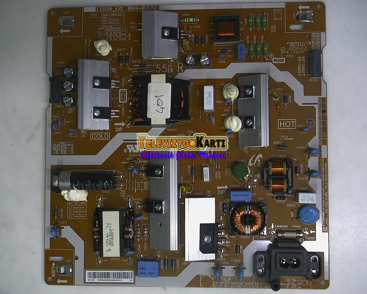 BN44-00876D,%20L55E6R_KHS,%20Samsung%20UE55MU7400UXTK,%20Power%20Board,%20CY-KK055HGLV2H