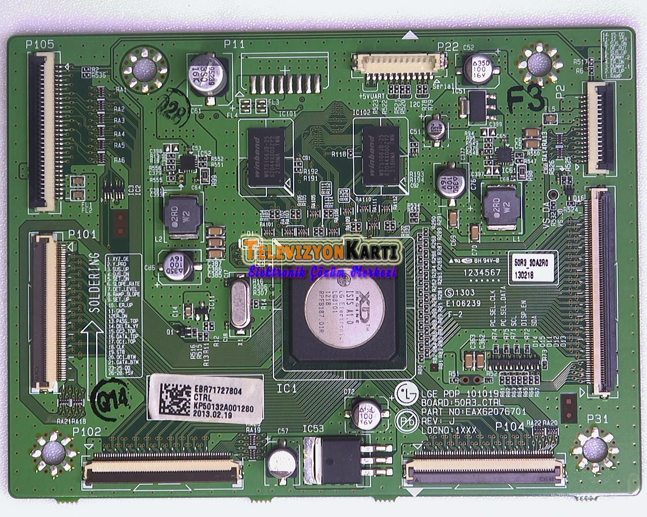 EAX62076701%20EBR71727804%20Lg%2050PZ250%20T-Con%20Board