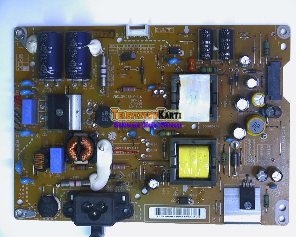 EAX65628501%20(1.5),%20LGP32I-14PL1-IT,%20EAY63071803,%20LG%2032LF580N-ZA,%20POWER%20BOARD,%20Besleme,%20LC320DXE%20(MG)(A3),%20LG%20DISPLAY