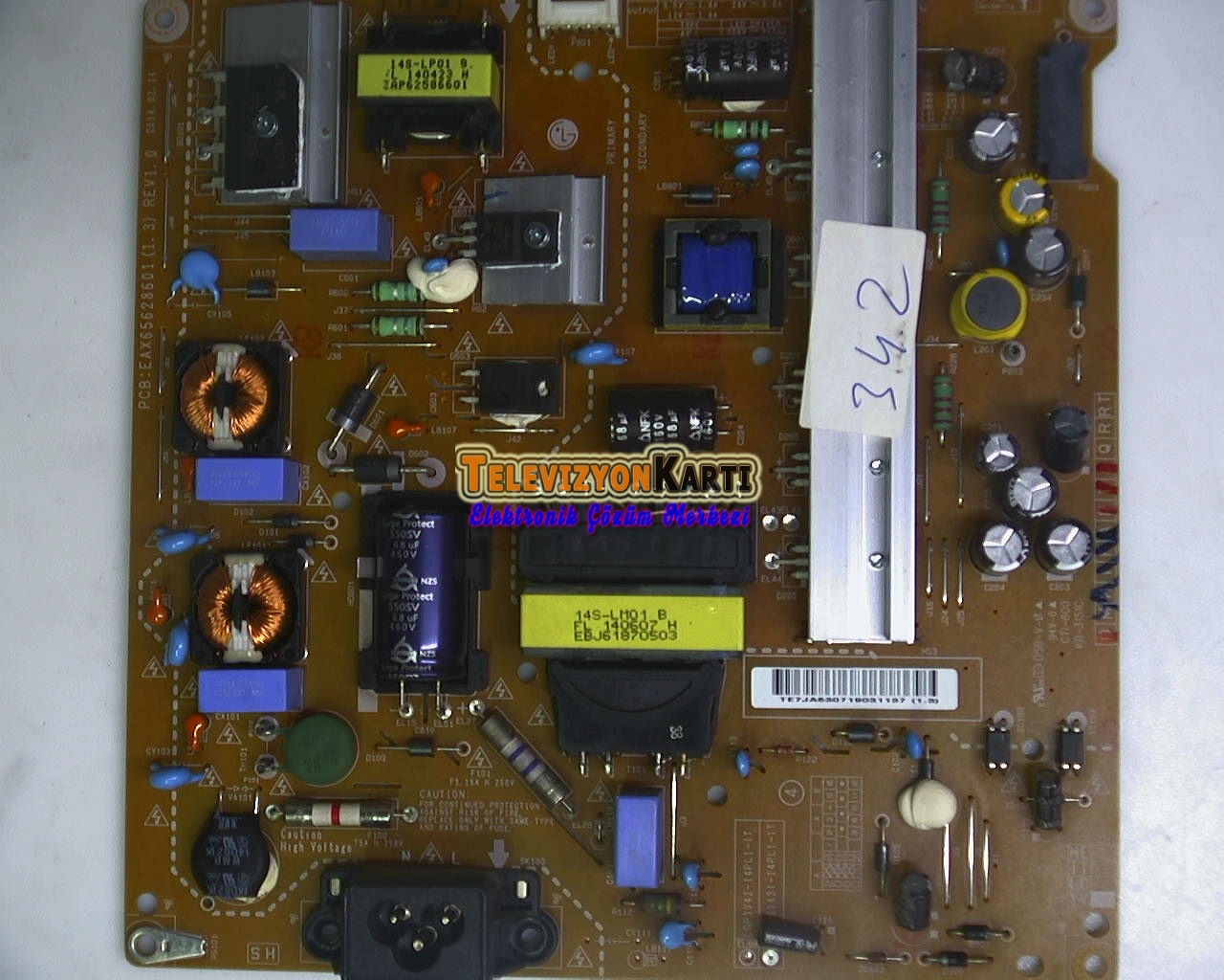 EAX65628601%20(1.3),%20EAY63071903,%20LGP3942I-14PL1-IT,%20LG%2042LB580N,%20Power%20Board,%20Besleme,%20LC420DUN-FGA4