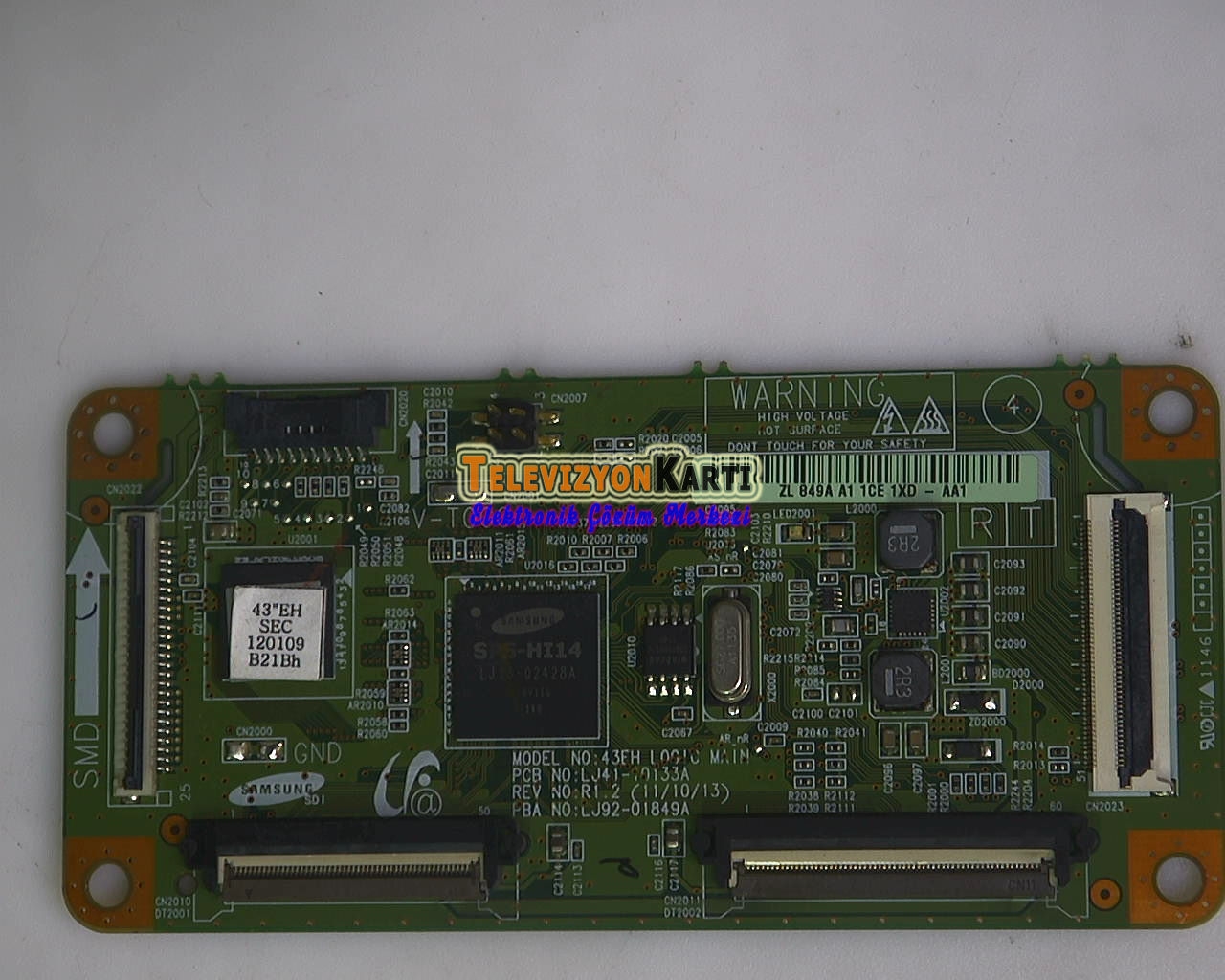 LJ41-10133A,%20LJ92-01849A,%20Samsung%20PS43E490B1WXTK,%20T%20CON%20Board,%20843AX-YB01