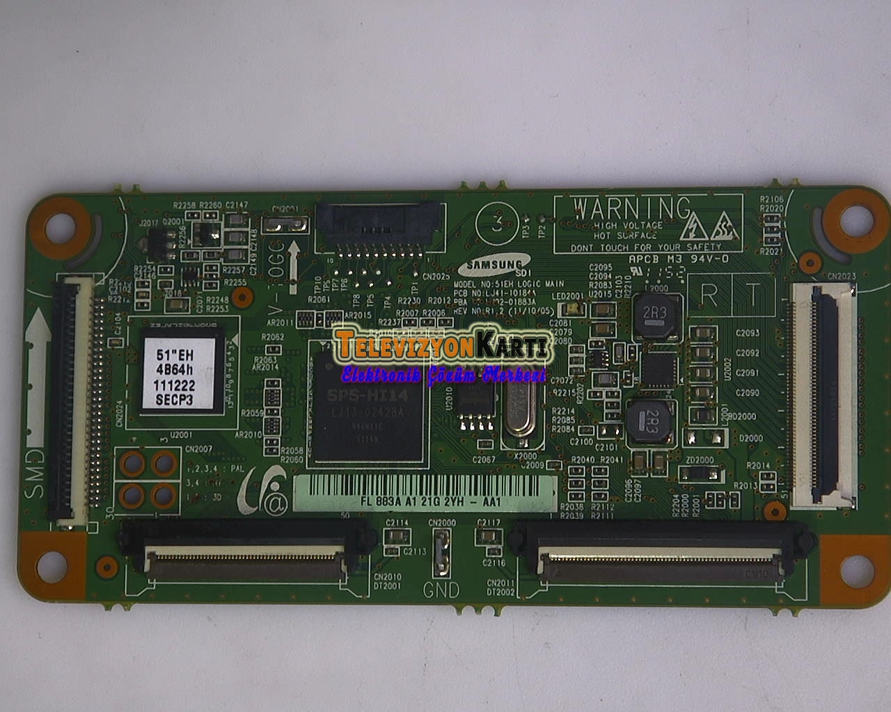 LJ41-10184A,%20LJ92-01883A,%2051EH%20LOGIC%20MAIN,%20Samsung%20PS51E450A1F,%20CTRL%20Board,%20S51AX-YD01