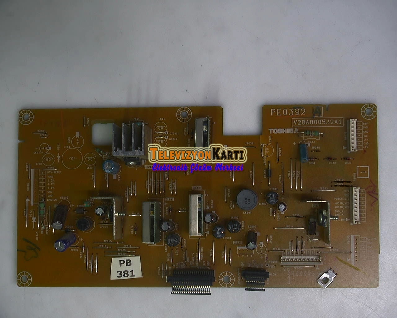 PE0392,%20PE0392%20A,%20V28A000532A1,%20TOSHIBA%2037C3035D,%20Power%20Board,%20Besleme,%20LC370WX4-SLC1