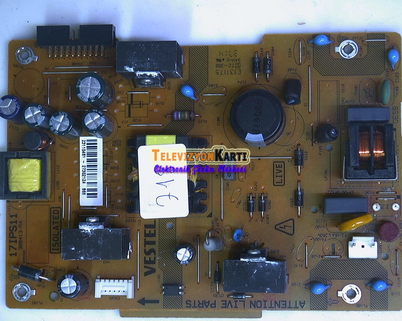 PSU%20POWER%20SUPPLY%20BOARD%2017IPS11%2023110481%20FOR%2032’’%20TOSHIBA%2032D1333DB%20LED%20COMBO%20TV