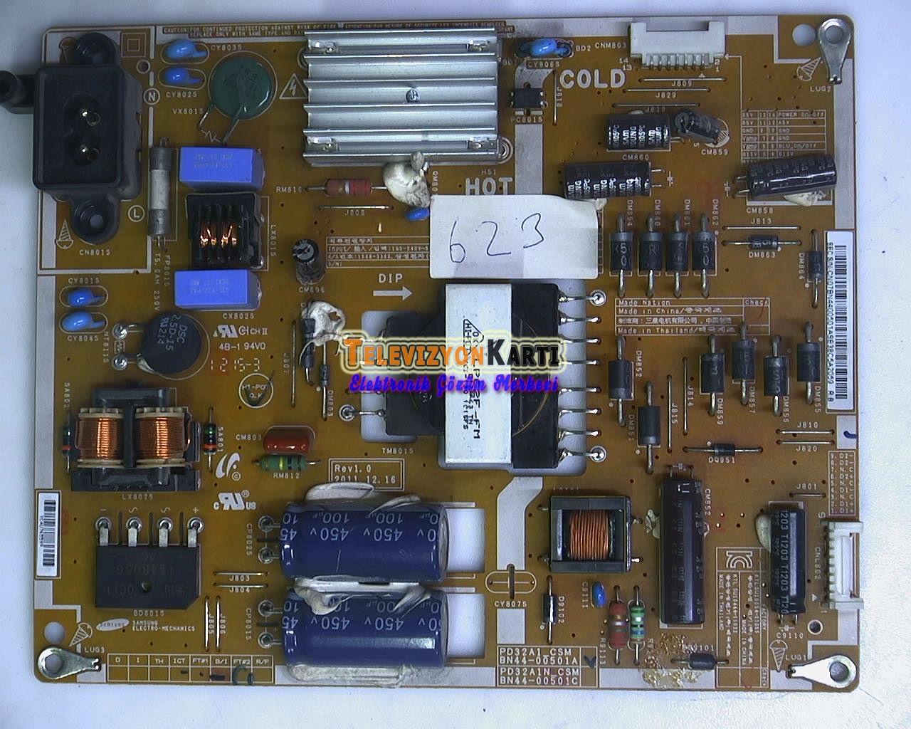 SAMSUNG%20UE32ES5500W%20Power%20Board%20,%20BN44-00501A%20,%20PD32A1_CSM%20,%20PSLF790B04A,%20LE320BGM-C1