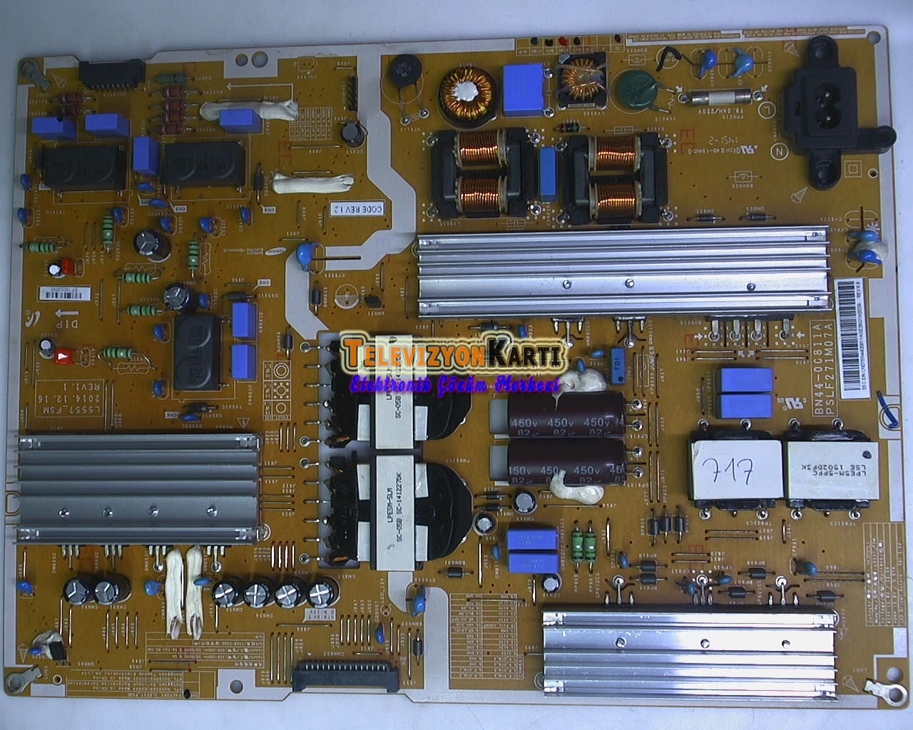 Samsung%20UE55JU7000T%20Power%20Board%20,%20BN44-00811A%20,%20L55S7_FSM%20,%20PSLF271M07A%20,%20CY-GJ055FLLV1H