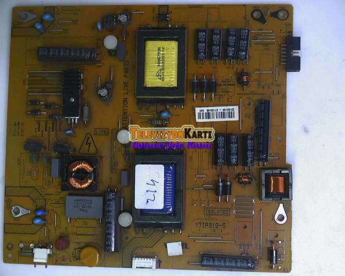 17IPS19-5, 23152169, Vestel 32PH5065S, Power Board