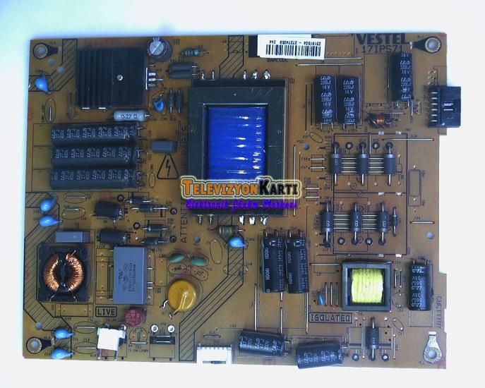 17IPS71, 23191504, Vestel 42FX7445F, Power Board, Besleme, VES420UNVL-S01