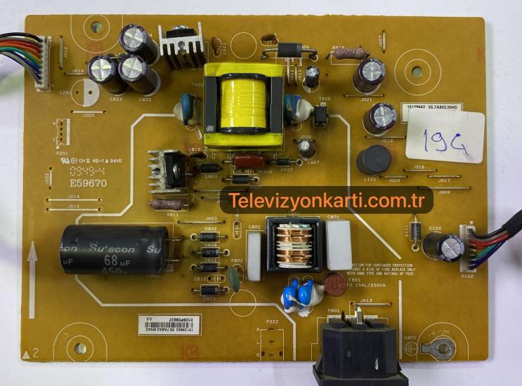 L9377-01 48.7a803 . 011 monitör power board