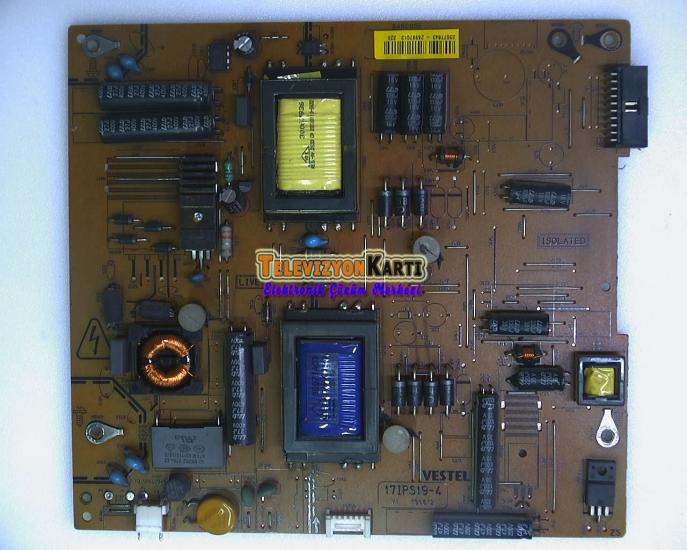 23077843, 17IPS19-4, VESTEL 40PF7014, POWER BOARD