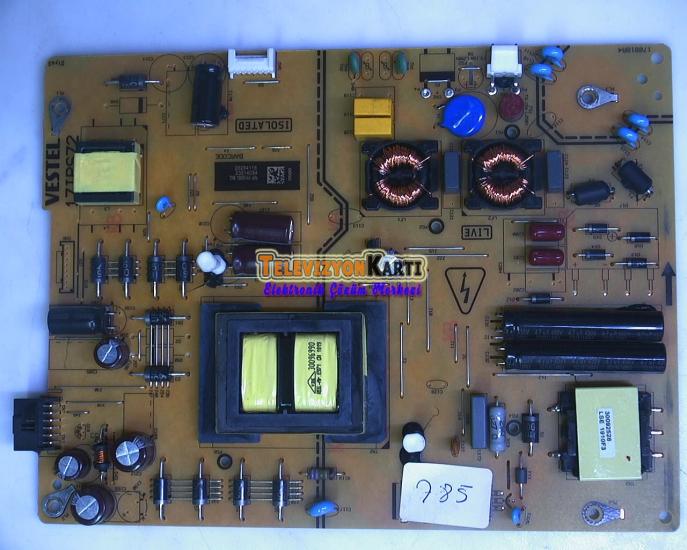 23514054 , 17IPS72 , VESTEL 49UD8200 , POWER BOARD