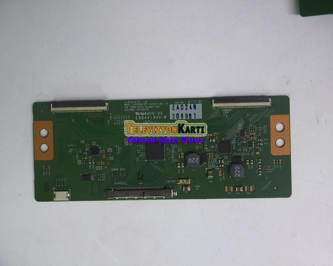 6871L-3089B, 6870C-0432A, LC470EUN-SFF1-Control-ver 1.0, LC550EUN-SFM2, T Con Board, T-Con Kartı, LCD Kontrol Cihazı, Kontrol Kartı, CTRL Kartı