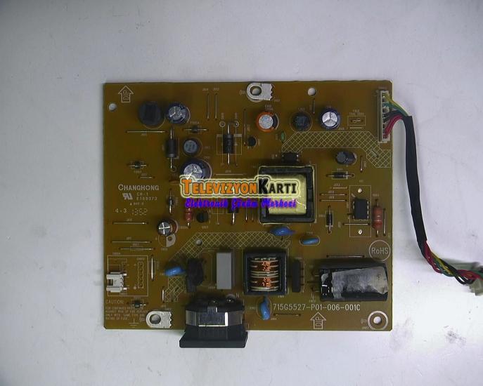 715G5527-P01-006-001C , PHILIPS 223V5L , LED MONITOR POWER BOARD , BESLEME KARTI