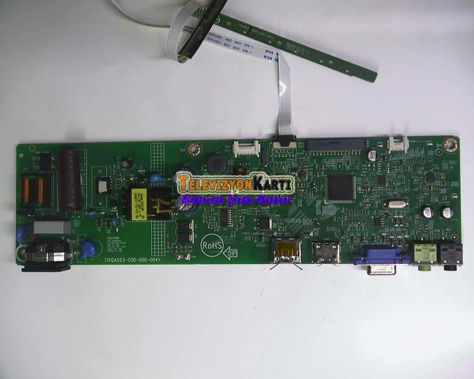 715GA523-C0D-000-004Y , PHILIPS 272V8 , MAIN BOARD , ANAKART