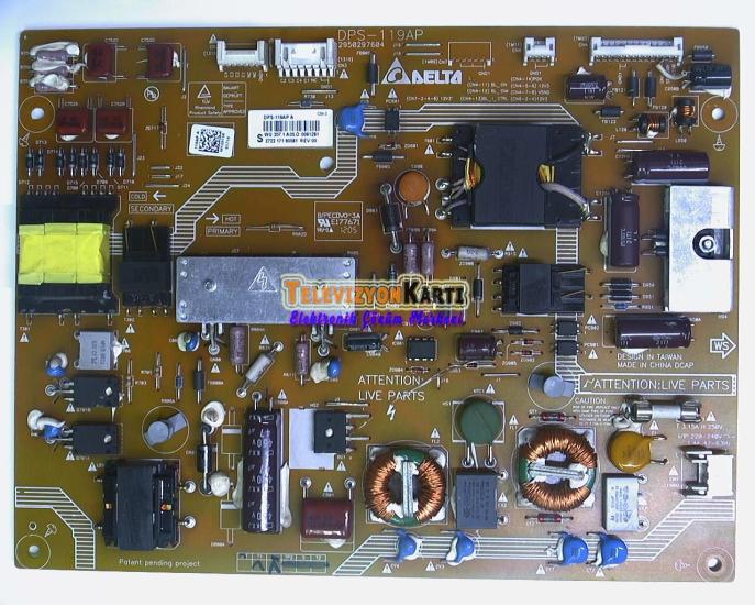 DPS-119AP , 2950297604 , 2722 171 90581 , PHILIPS 42PFL5007K/12 , 40PFL5507K/12 , 40PFL5527K/12 , POWER BOARD