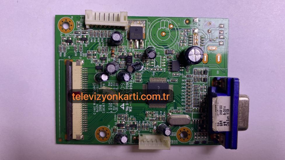 CQC07001020329 , 1125412 , VER0.08 , LCD MONITOR MAIN BOARD