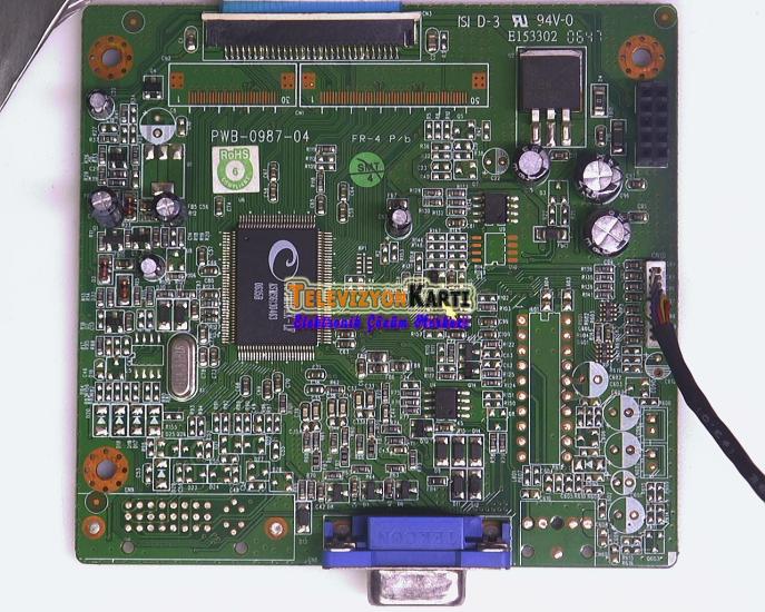 PWB-0987-04 Monitör MainBoard