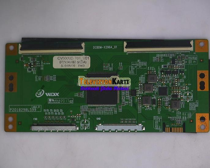 WDX, DCBDM-X296A_01, CV500U2-T01_V01, T-CON board