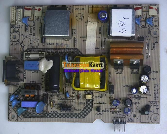 XST194-1 V-0 , BEKO , ARCELIK, POWER BOARD