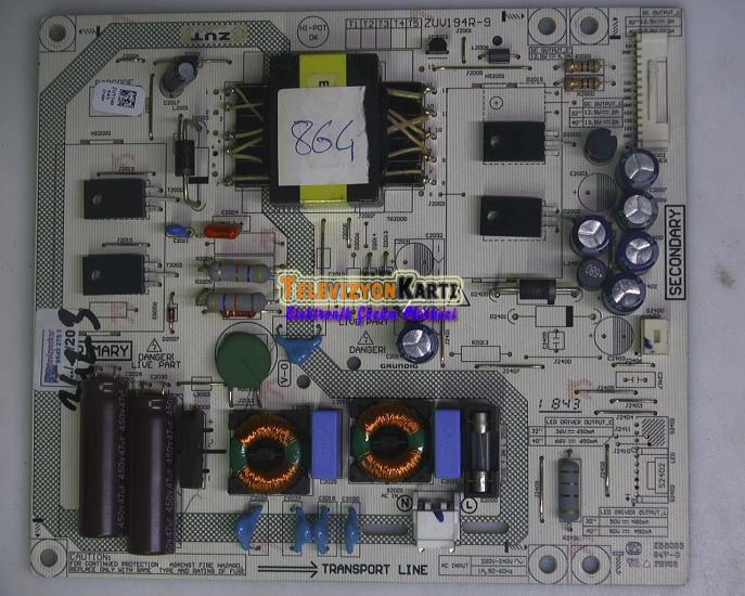 ZUV194R-9, ZWT140, Beko B40L 5745 4B, Power Board