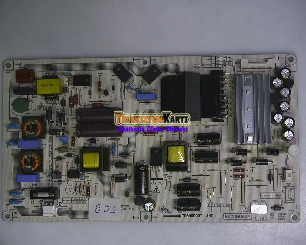 ZWC194R-5,%20ZWC140,%20Arçelik%20A43L%208740%205B,%20Power%20Board,%20Besleme,%20057T43-C24